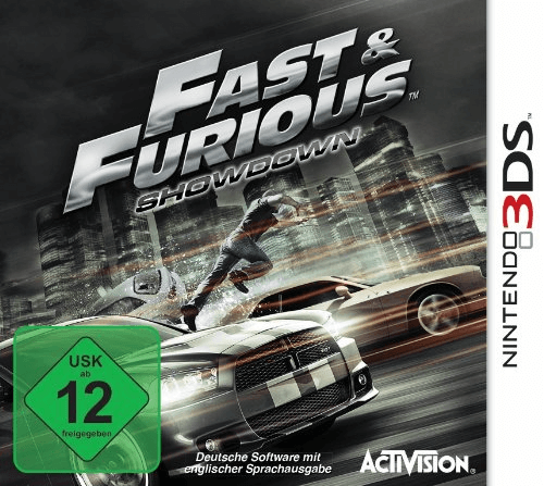 Fast and the Furious: Showdown box art for Nintendo 3DS